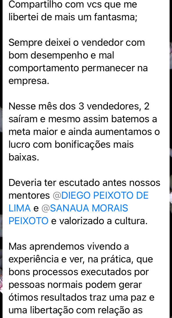 Depoimento: batemos a meta maior mesmo com 2 vendedores a menos